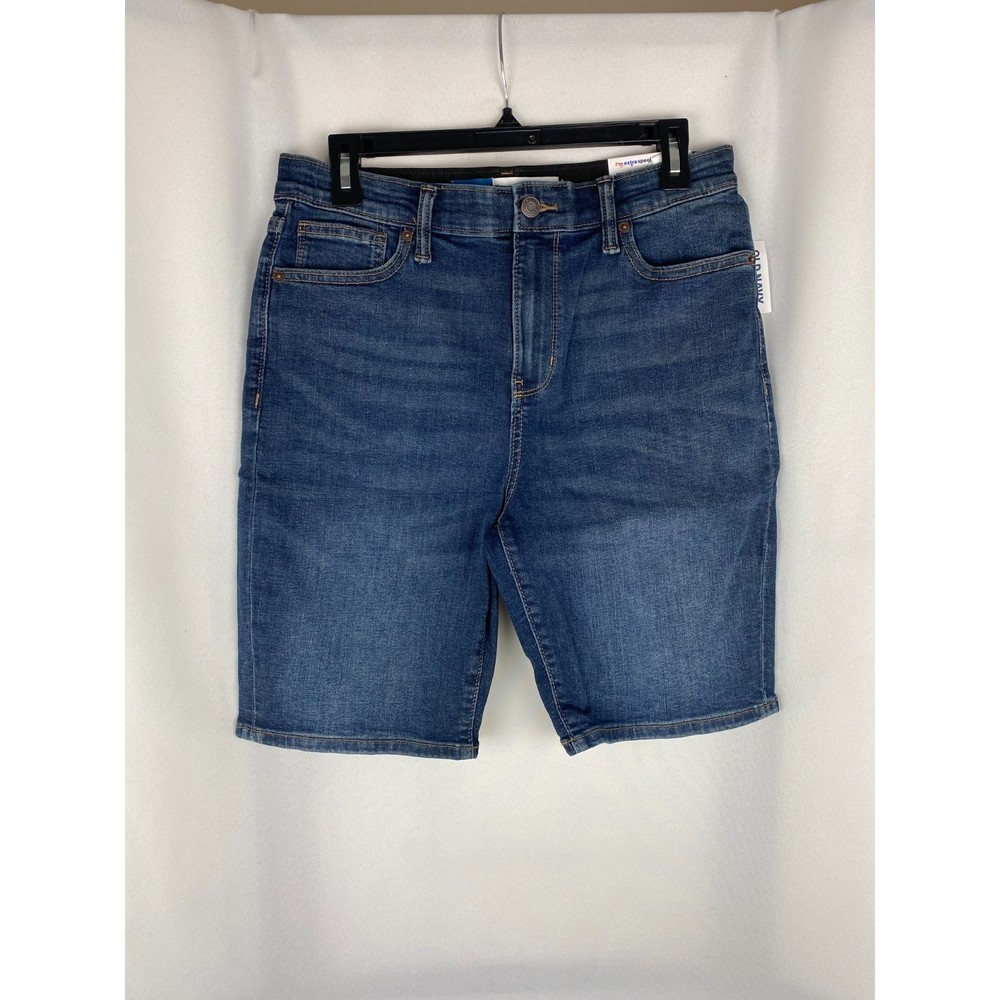 Old Navy Boys Slim Built in Tough Denim Shorts size 18 -A2-6
